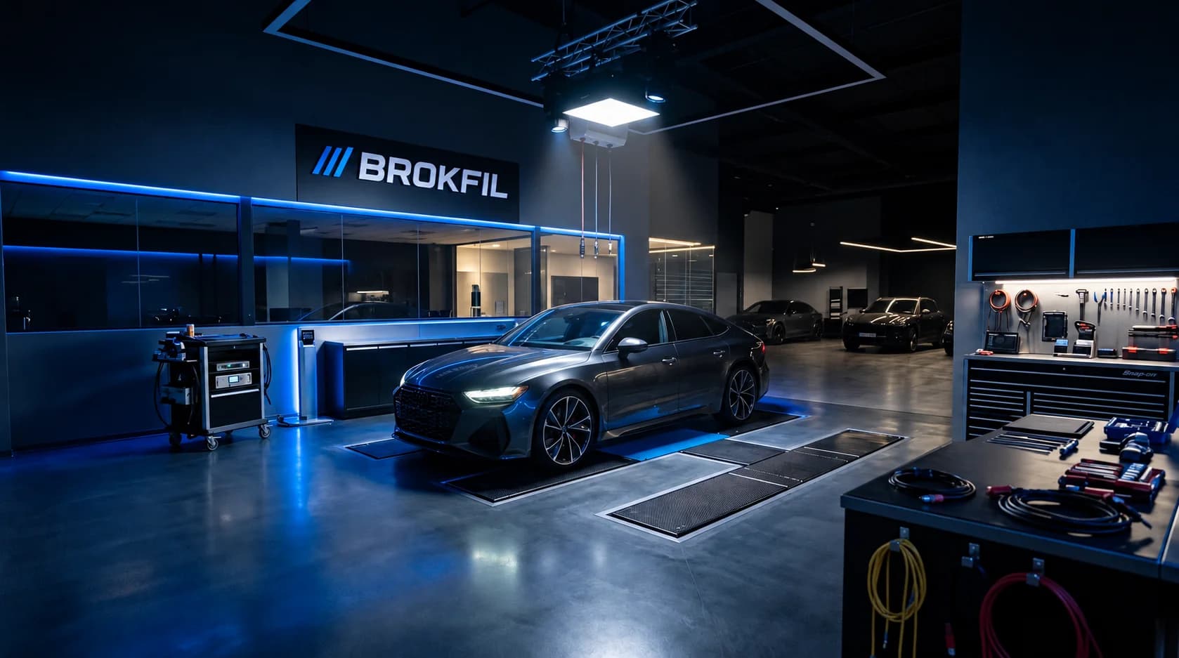 BROKFIL autoserviso dirbtuvės Šv. Stepono gatvėje, Vilniaus Naujamiestyje